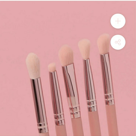 MOTD 5 Pc 'In a Blush' Makeup Brush Set for Eyes - Picture 3 of 9